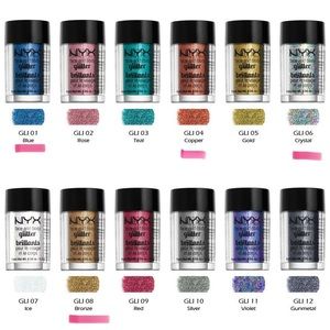 NWT NYX Cosmetics Glitter Bundle